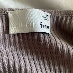 Wilfred Free Body-Con Dress. Size: Medium. Colour: Taupe. Worn once.